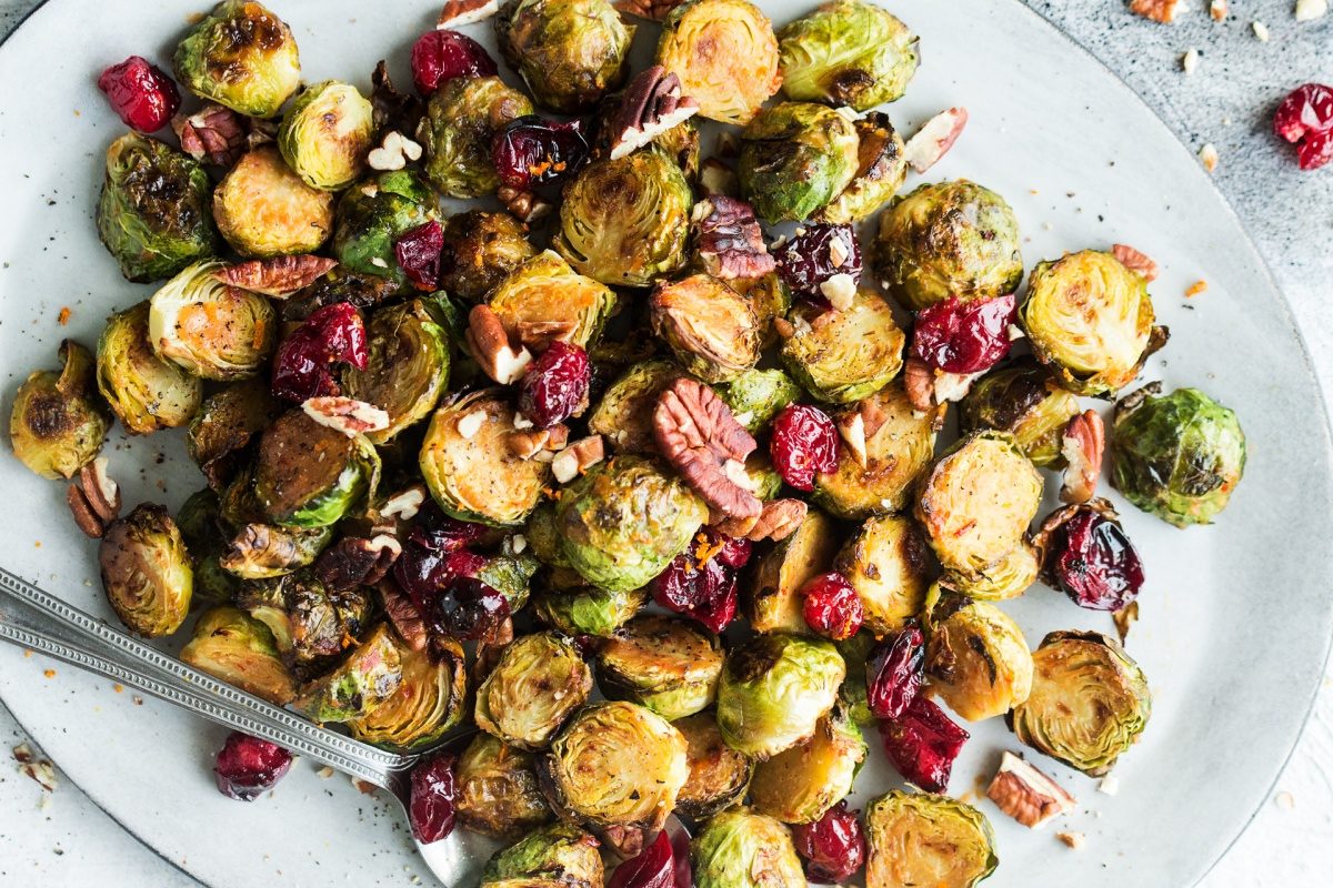 brussel sprouts with cranberry