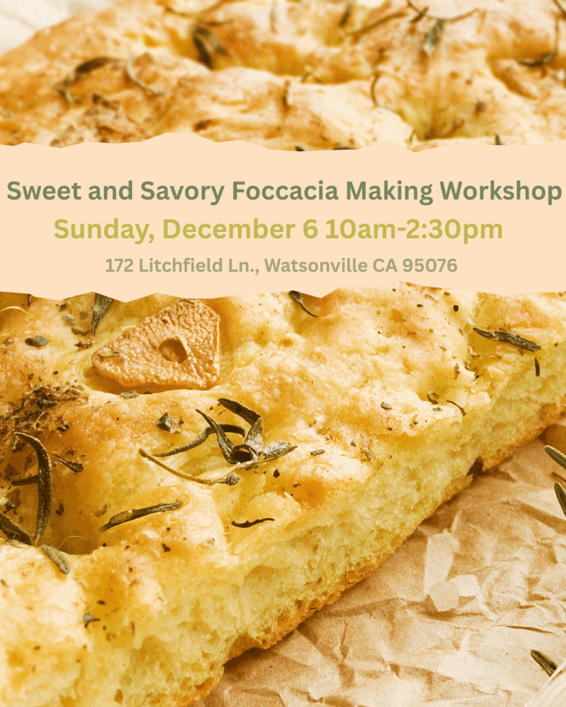 Sweet & Savory Focaccia Workshop